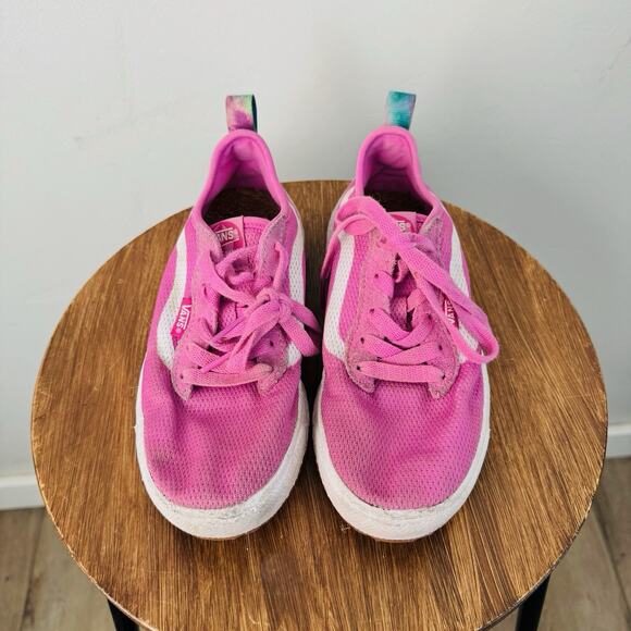 Vans Ultrarange VR3 Pink Sneakers Girls Size 2 - Picture 3 of 9
